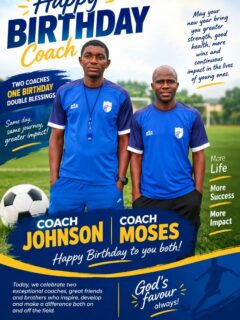 Happy Birthday to our Gaffer! @mosesayoola13 

Today, we celebrate the man behind the vision, the leader on the sidelines, and the mentor who continues to push the Ravens to greater heights. 

Happy Birthday, Gaffer! ❤️🦅
#SCRaven
 #HappyBirthdayCoach 
#OurGaffer 
#RavenFamily 
#weareraven